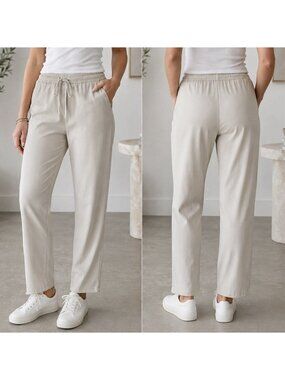 Nike Dri-FIT Women's Golf Pants Large Khaki Flex UV Victory 32x29 BV0174-104